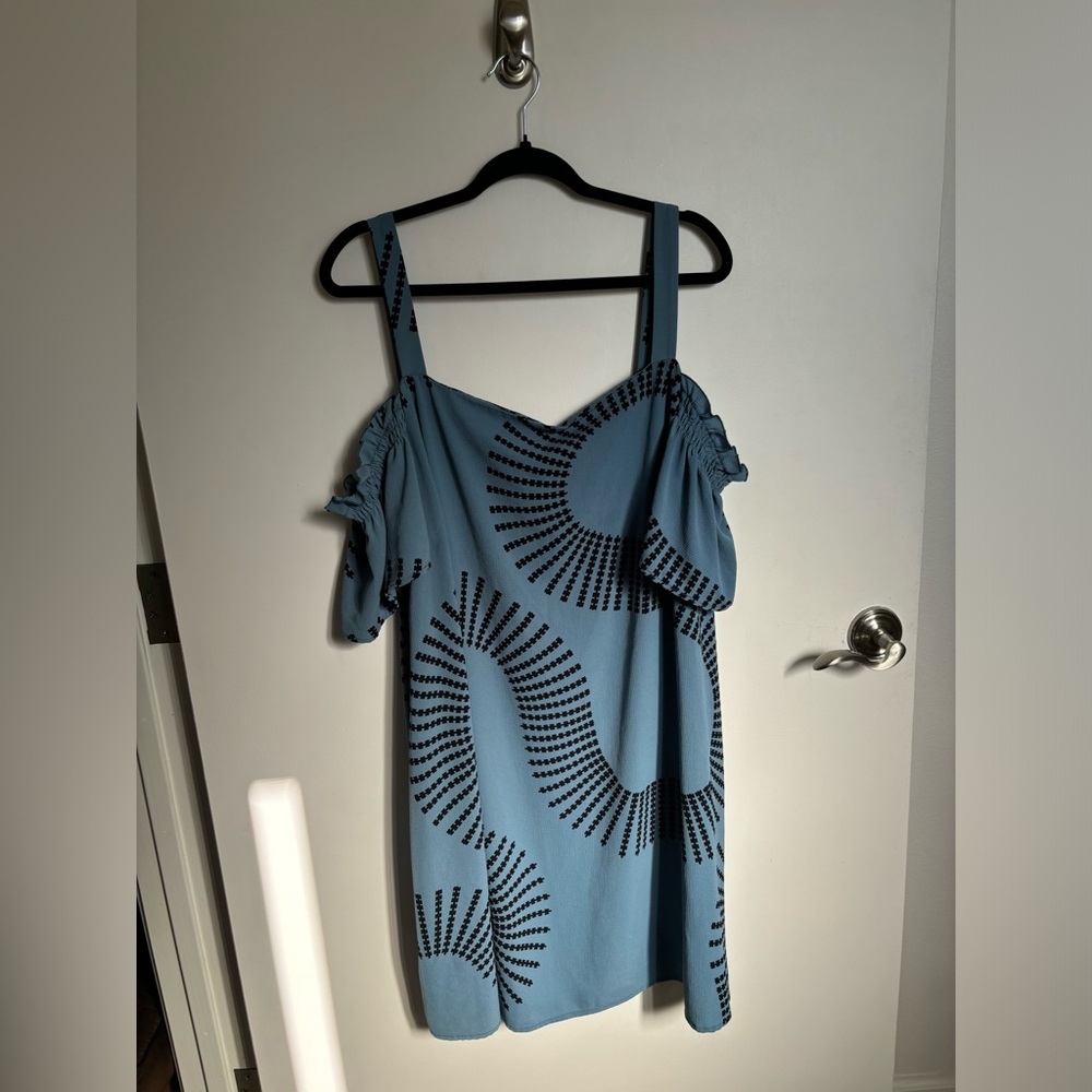 Blue Off-Shoulder Manaola